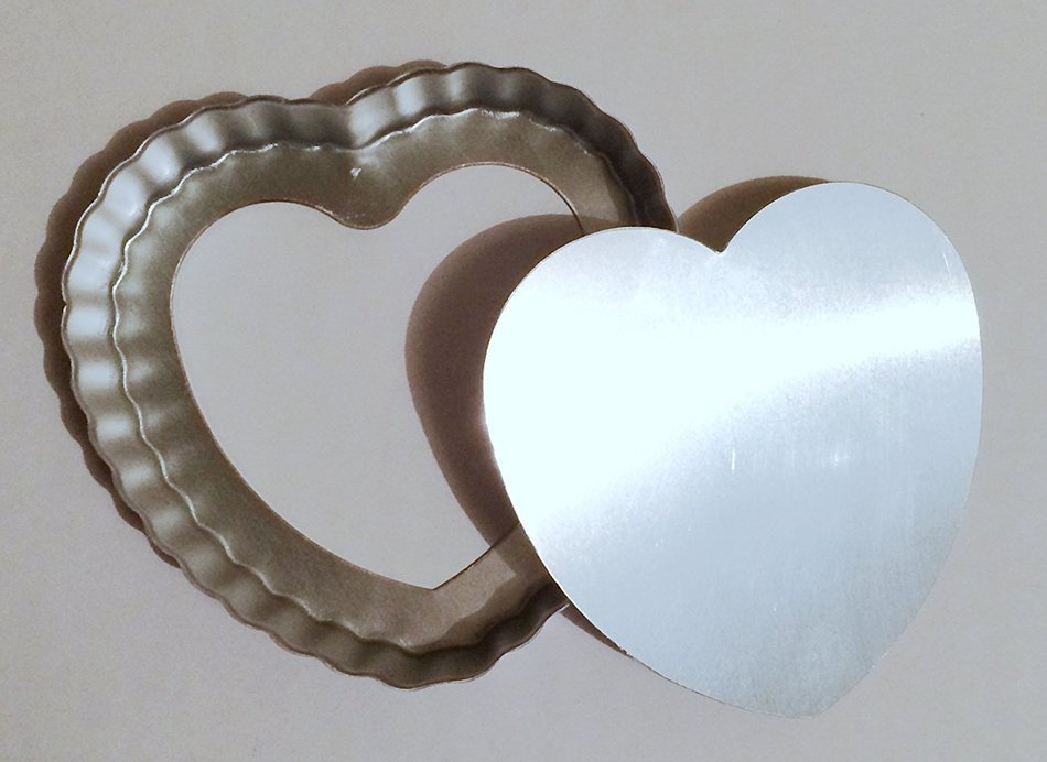 Wilton Singles Two Piece Heart Tart Pan, Tin, Personal Size Mold