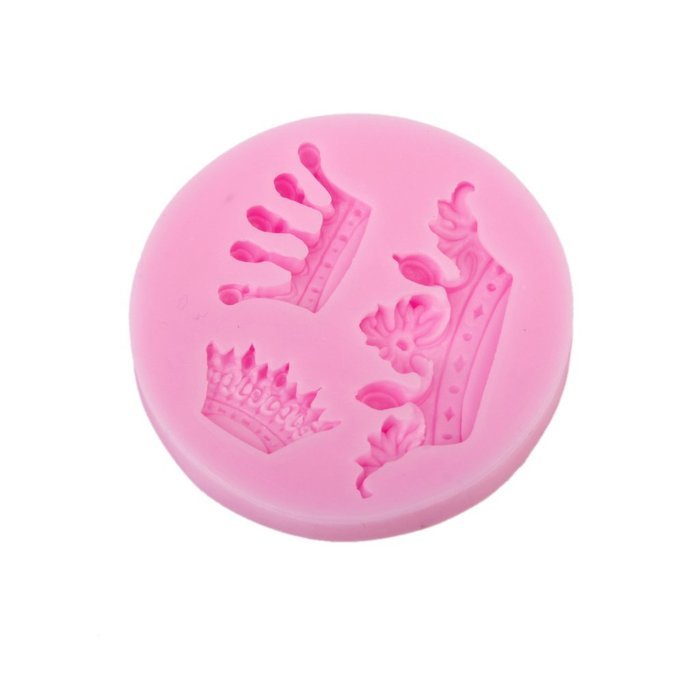 Crowns 3 Styles Mini Silicone Mold for Fondant, Gum Paste & Chocolate N8