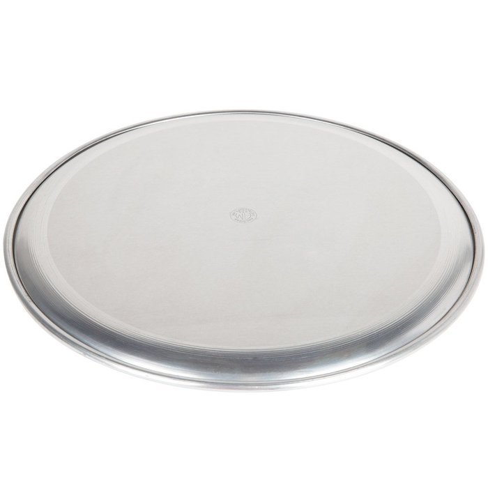American Metalcraft HC90672 6" x 2" Hard Coat Anodized Aluminum Tapered / Nesting Pizza Pan N3