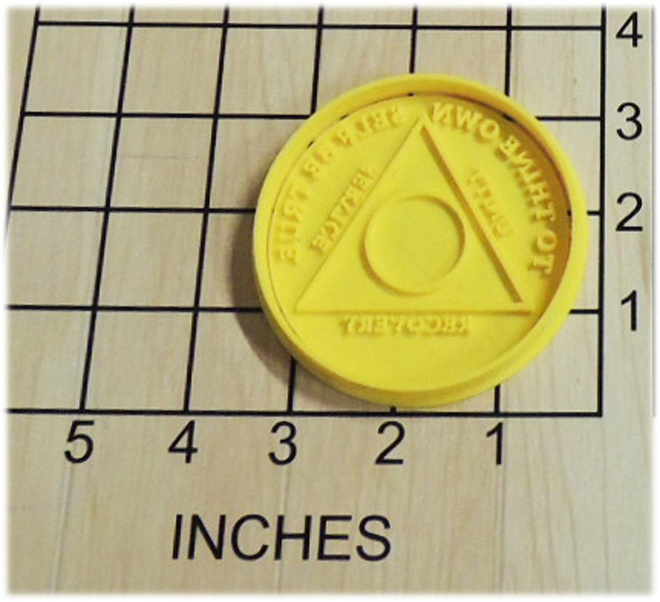 Sober Medallion Shaped Cookie Cutter and Stamp #1270