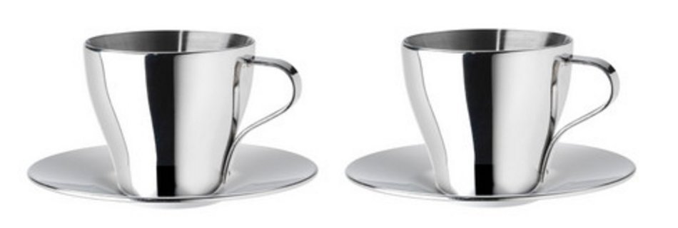 Espresso Stainless Steel Cups, Milk Frothing cup and Tamper Kit N2