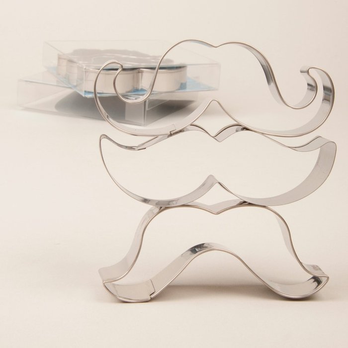 Mustache Cookie Cutter Set / Movember Moustaches / Great Bakery Gift / Stainless Steel