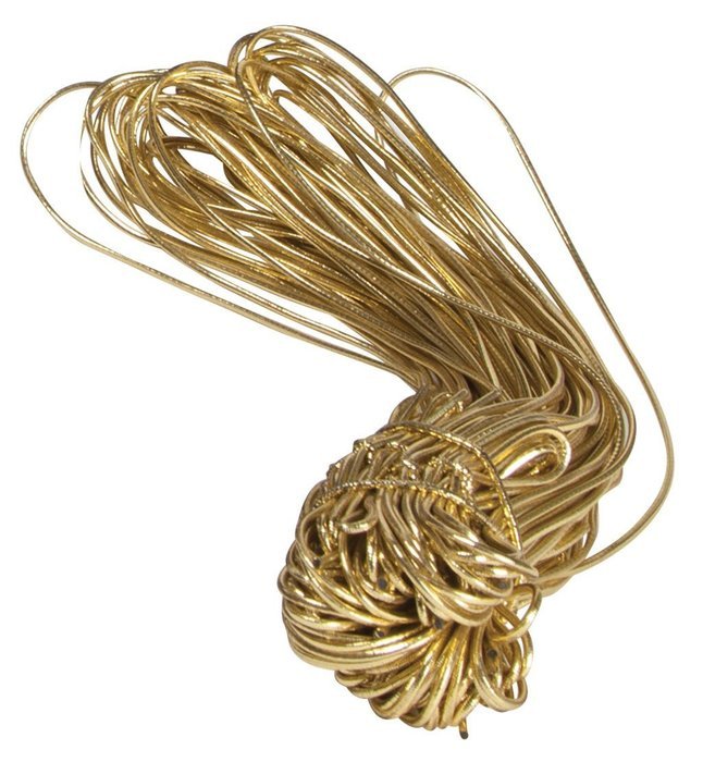 10" Gold Stretch Loops for Candy/Jewlery Boxes - 50 count N3