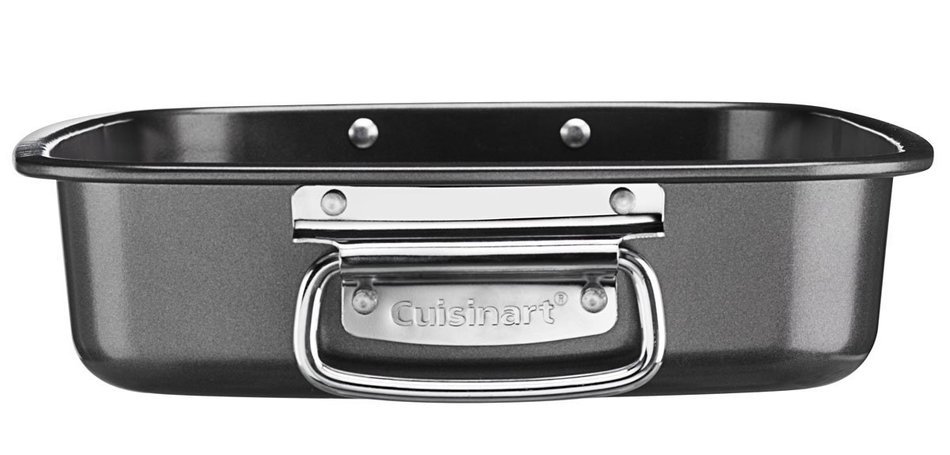 Cuisinart CSR-1712R Ovenware Classic Collection 17 by 12-Inch Roaster with Removable Rack N3