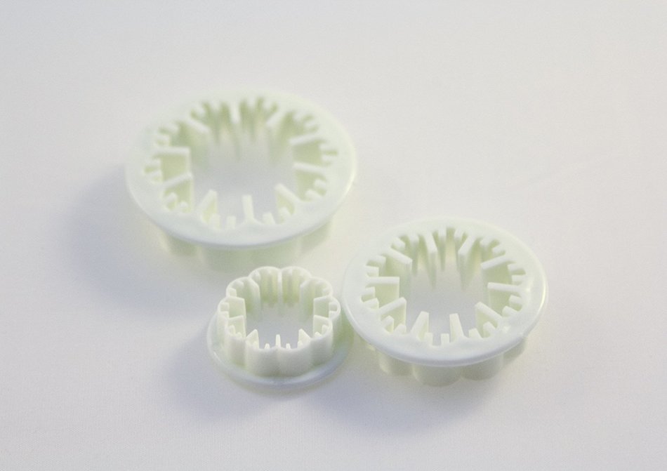 Sorcery Products Fondant Tool Set 3 SNOWFLAKE COOKIE Cutter Fondant Set N3