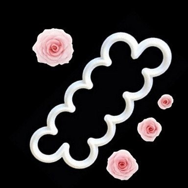 Y&XL&H 3Pcs Easiest Rose Mould Ever Fondant Cakes Tool