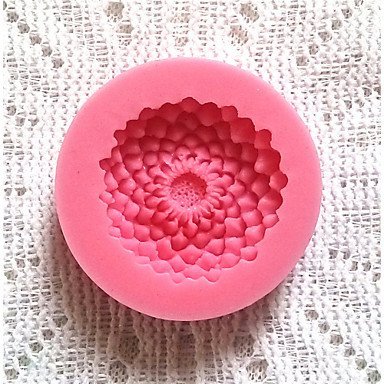 Sher Bakeware Silicone Sunflower Baking Molds for Fondant Candy Chocolate Cake N3