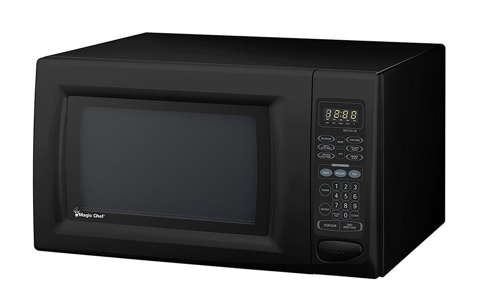 Magic Chef Mcd1611B 1.6 Cubic Feet 1100-Watt Microwave with Digital Touch