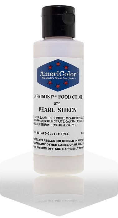 AmeriColor Amerimist Airbrush Color 9 Ounce, Silver Metallic Sheen N19
