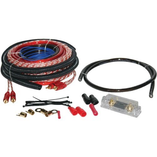 SOUNDQUEST SQK4ANL Value Series Copper-Clad Aluminum Amp Wiring Kit (4 Gauge)