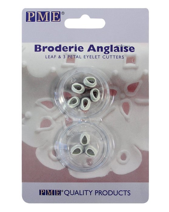 PME Eyelet Cutters, 3-Petal Fern Leaves, 2-Pack N2