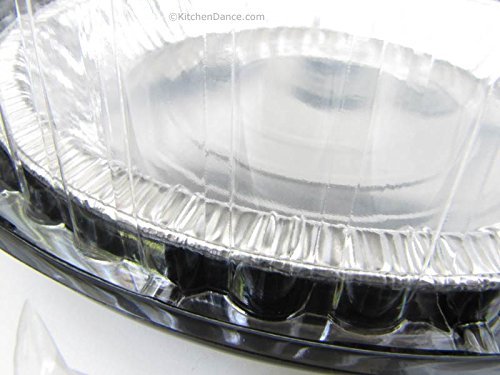 10 Inch High Dome Plastic Disposable/Reusable Pie Carrier #WJ45 (25)