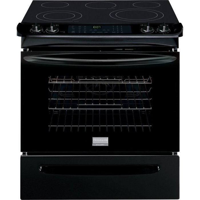Frigidaire Gallery FGES3065PB 30" Wide Slide-In Electric Range in Black