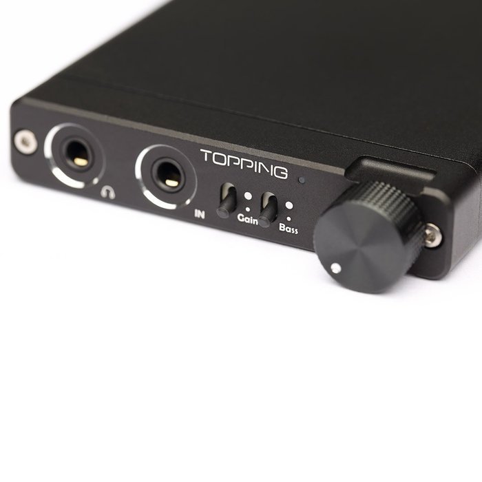 TOPPING NX3 Portable HiFi Headphone Amplifier, Ultra Slim Earphone Amps, with Bass Turbo and DAC Decoder, for... N6
