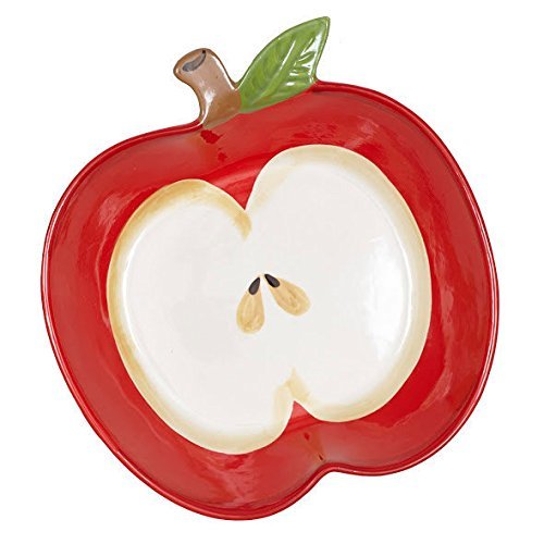 Apple Shaped Pie Plate with Free Dishtowel N2