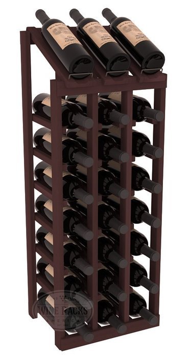 Wine Racks America Redwood 3 Column 8 Row Display Top Kit. 13 Stains to Choose From! N3