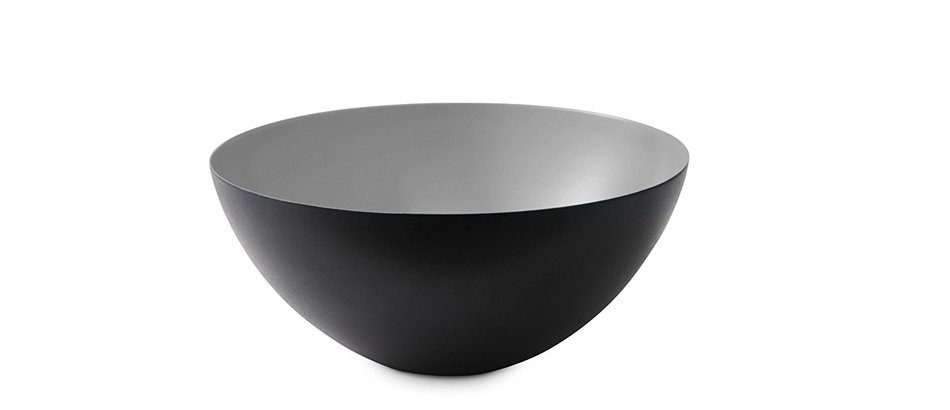 Krenit Round Edge Steel Bowl, 16cm Diameter, Turquoise