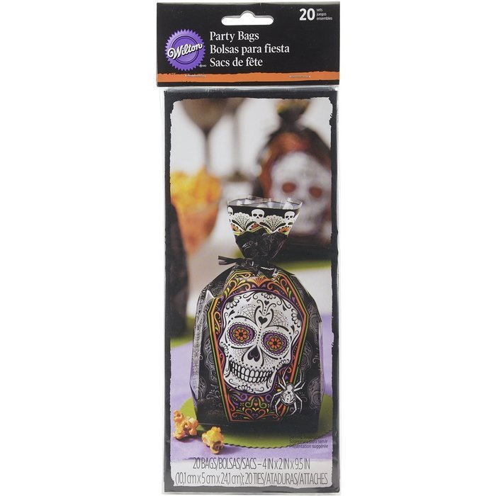 Wilton 1912-0449 Deadly Soiree Standard Party Bag, Assorted