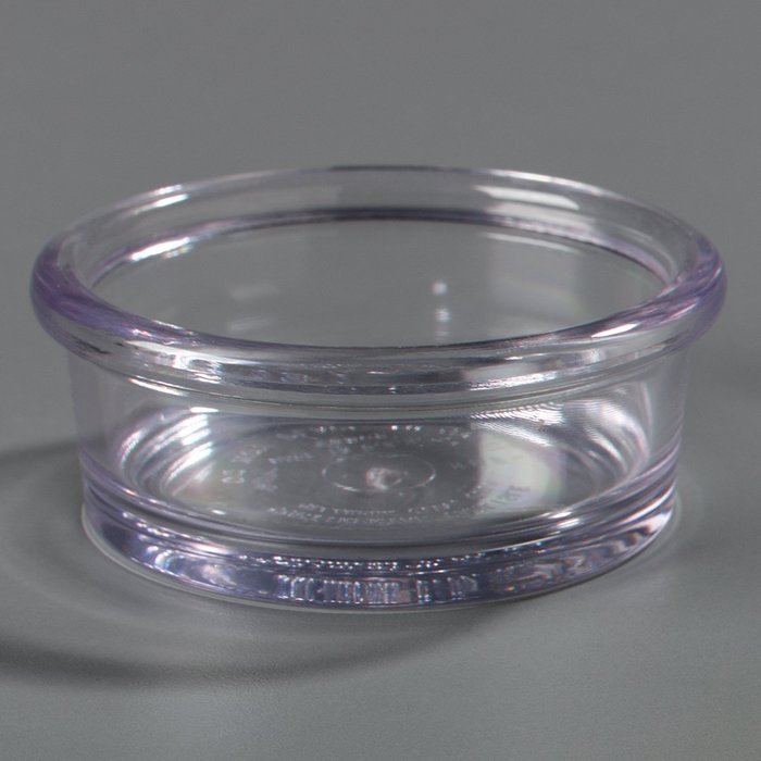 Carlisle 036207 SAN Standard Ramekin, 2.50-oz. Capacity, 1.12 x 3.00", Clear (Case of 48) N6