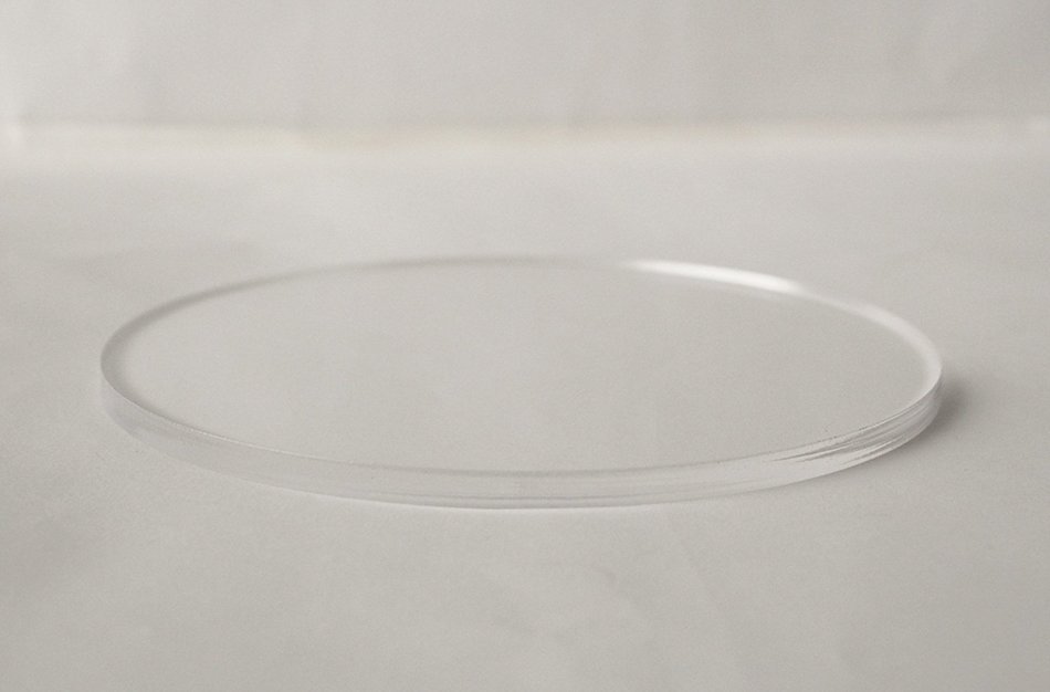 6 Pc 6.5, 8.5, 10.5 Inch Round Set 1/4" Thick Clear Acrylic Ganache Butterceam N3