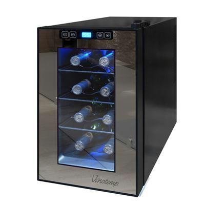 8 Bottle Single Zone Freestanding Wine Refrigerator