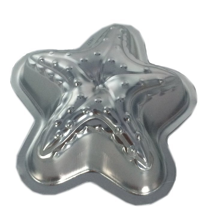 Novelty Sea Star Seastar Starfish Sea Creature Metal Cake Pan Mold 115x40mm