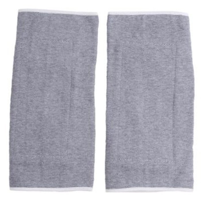 GU Angqi 1Pair New Winter Warm Outdoor Fleece Velcro Self-adhesion Knee Protective Pads N2
