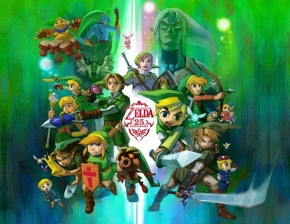 Legend of Zelda Image Photo Cake Topper Sheet Birthday Party - 1/4 Sheet - 74983
