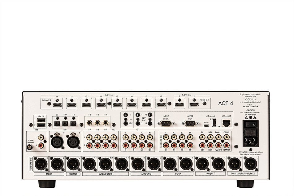 Indy Audio Labs ACT 4 1G BK 120V Audio Component Preamplifiers Acurus (Black) N2