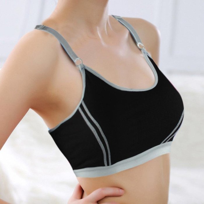 Sports Yoga Stretch ，Beautyvan Comfortable Fashion Sports Yoga Athletic Solid Wrap Chest Strap Vest Tops Bra (... N37