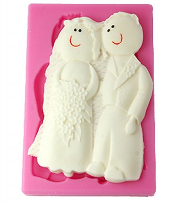FOUR-C 3D Mold Fondant Cake Decorating Molds Color Pink N3
