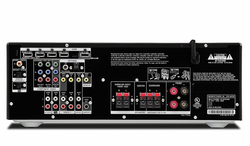 Sony STRDH720 7.1 Channel 3D AV Receiver (Black) (Discontinued by Manufacturer) N3