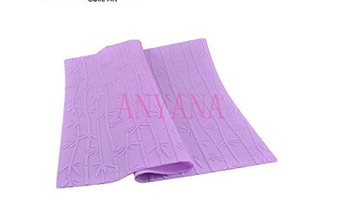 Anyana damask bamboo lace embossing mat fondant cake Decoration Mold Silicone wedding art