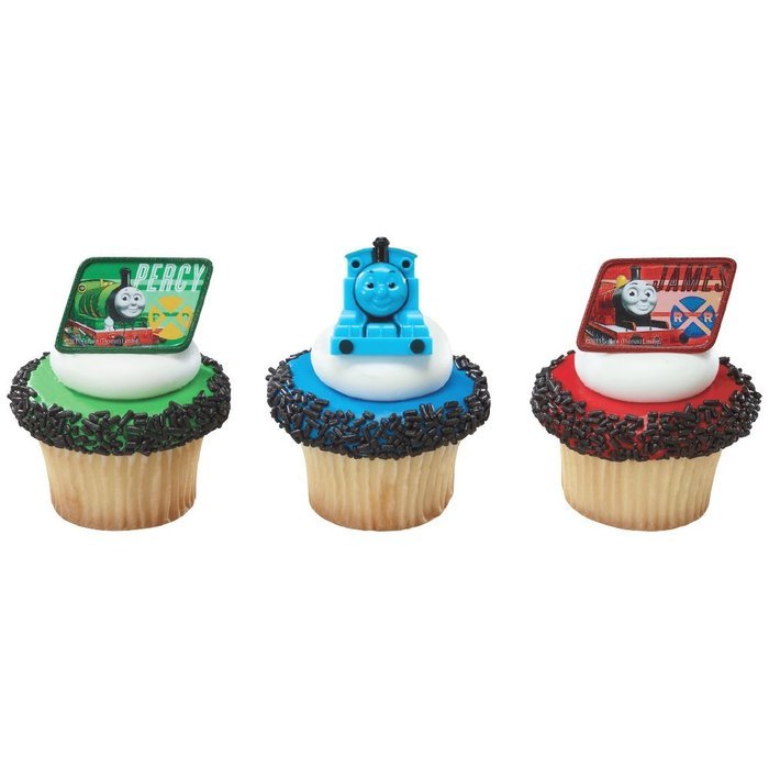 DecoPac Thomas and Friends Cupcake Rings, 12 Count