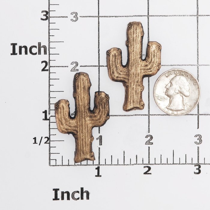 Small Cactus Silicone Mold Chocolate, Fondant, Candy, Resin, Clay, Flexible and Easy to Use.
