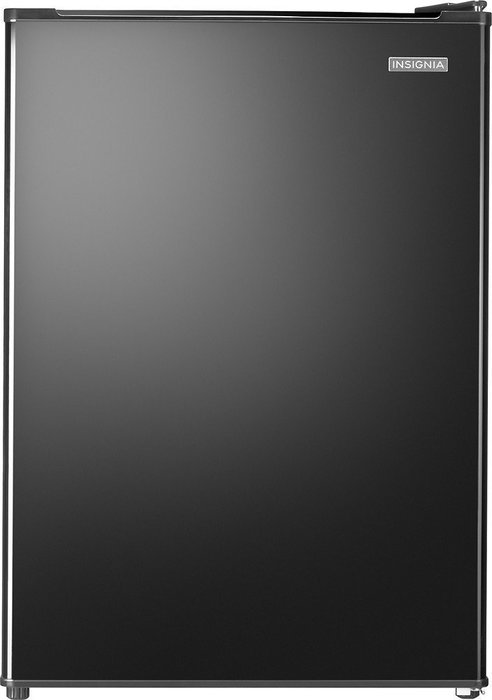 Insignia - 2.6 Cu. Ft. Compact Refrigerator - Black