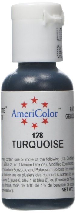 Americolor Soft Gel Paste Food Color, Turquoise N16