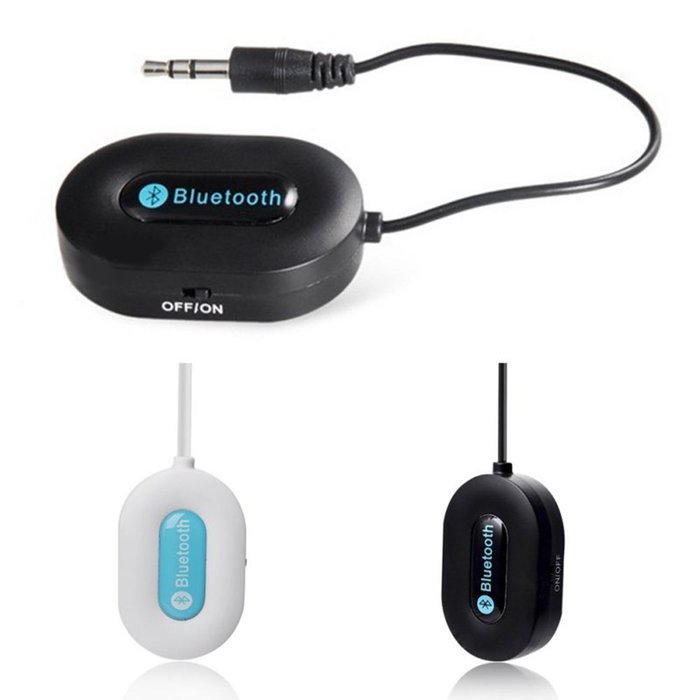ESHOWEE Bluetooth receiver 3.5mm Audio bluetooth receiver for tablets Speaker,Smart phone White