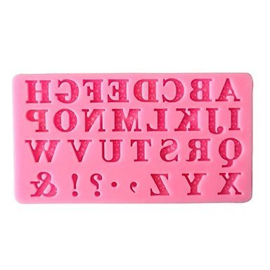 Y&XL&H Letter Fondant Cake Cake Chocolate Silicone Molds,Decoration Tools Bakeware N2