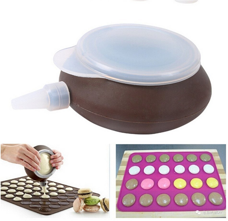 Yingwei Brown Silicone Plunger Cutter Mold Cookies Pastry Cake Mold Non Stick Bakeware Decoration N2