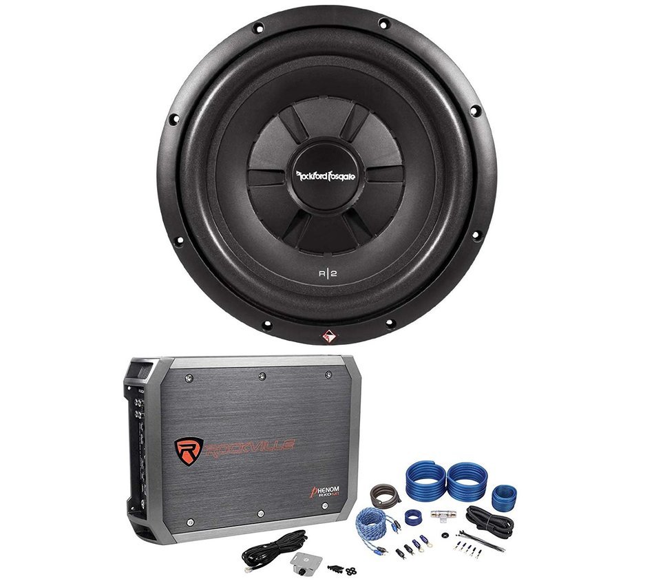 Rockford Fosgate R2sd2 12 12 250w Shallow Subwoofer500w Rms Amplifier