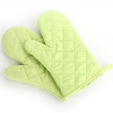 Y&XL&H Cotton Kitchen Cooking Microwave Oven Gloves Mitts Pot Pad Heat Proof Protected , gray N2