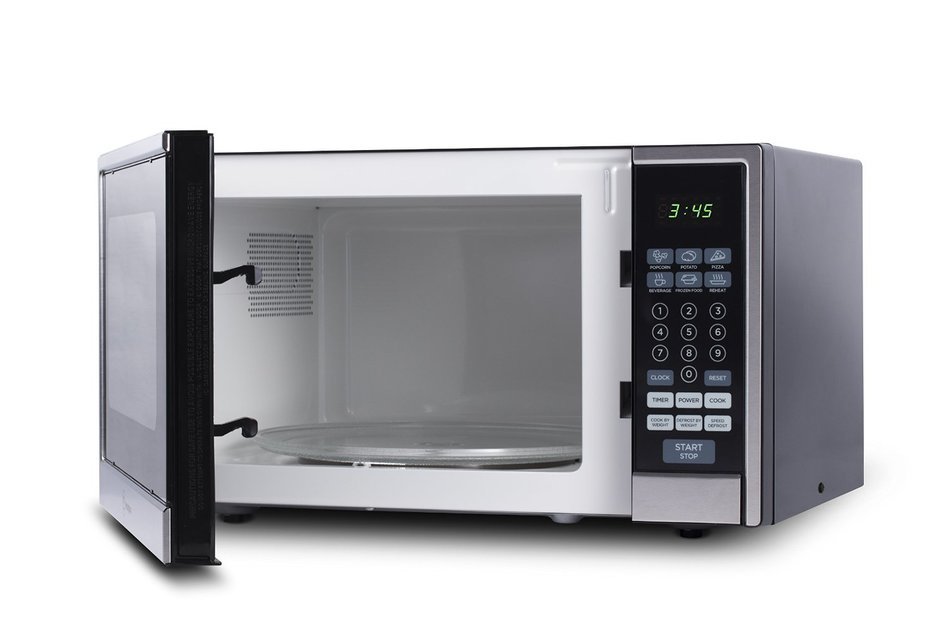 Westinghouse WCM11100W 1000 Watt Counter Top Microwave Oven, 1.1 Cubic Feet, White Cabinet N16