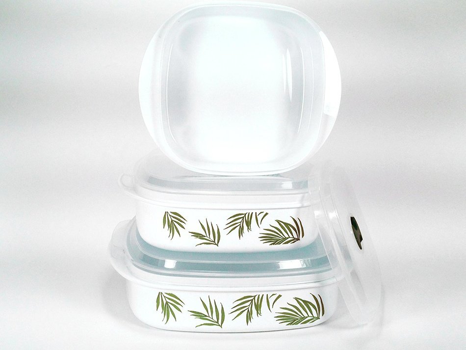 Corelle Bowls- Corelle - Bamboo Leaf - Mixing Bowls - Kitchen Storage - Drinking Glasses - Corelle - Mixing Bowls... N6