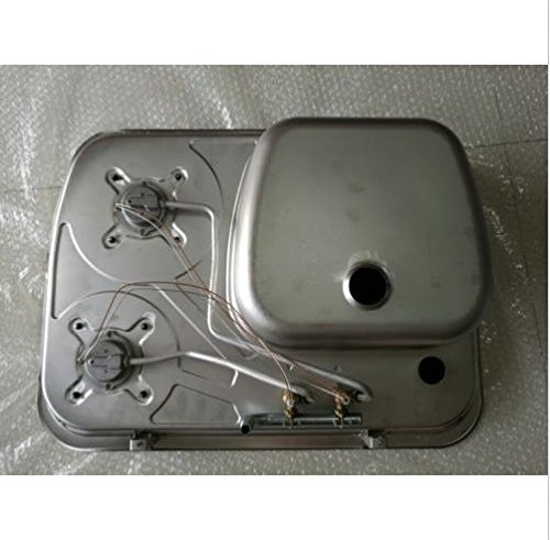 RV, Caravan, Camper, Boating 2 Burner LPG Gas Stove and Sink Combo With Glass Lid GR-588