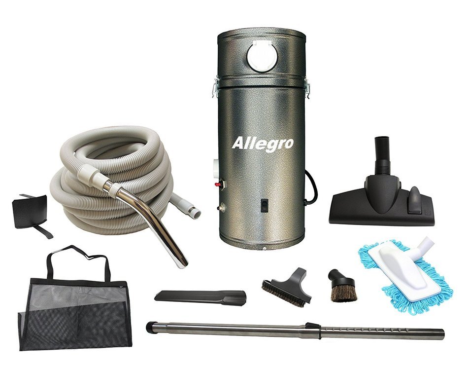 Allegro Central Vacuum & 30 ft. Deluxe Package for RVs Campers Trailer Yacht
