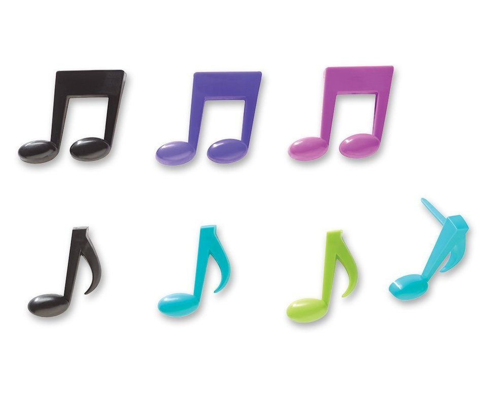 DecoPac Music Notes DecoPic Cupcake Picks (12 Count)