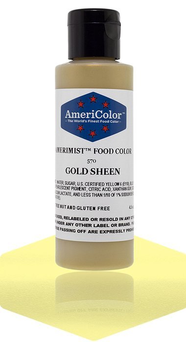 AmeriColor Amerimist Airbrush Color 9 Ounce, Silver Metallic Sheen N21