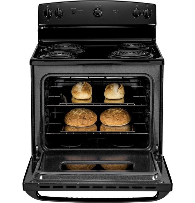 GE GIDDS-632162 30" 5 cu. ft. Free-Standing Electric Range, Black