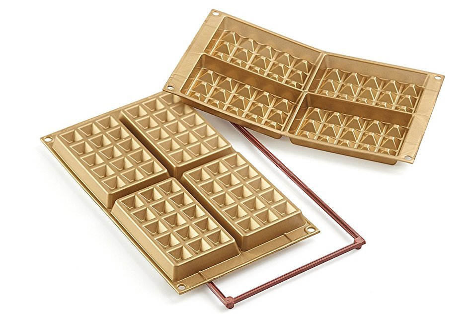 Silikomart Silicone Fancy and Function Bakeware Collection Classic Waffle Making Mold N2